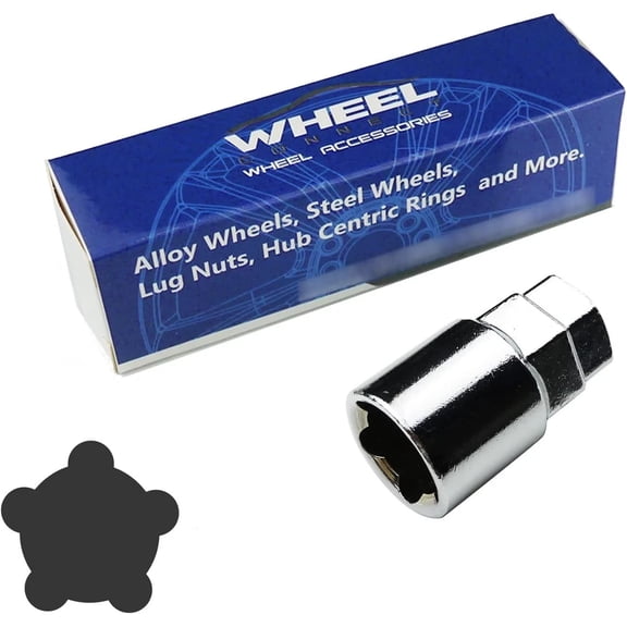 Lug Nuts Key for Spline Drive Lug Nuts and Bolts, 5 Point Spline Lug Nuts Soc