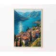 Lugano Lake Switzerland Scenic Alpine City Wall Art Print, Swiss Home ...