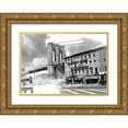 thumbnail image 1 of Luger, Gery 14x11 Gold Ornate Wood Framed with Double Matting Museum Art Print Titled - New York V, 1 of 4