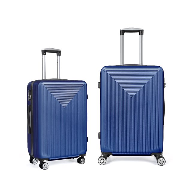 Luggage 2 Piece Sets Hardside Suitcase Set with Double Spinner Wheels