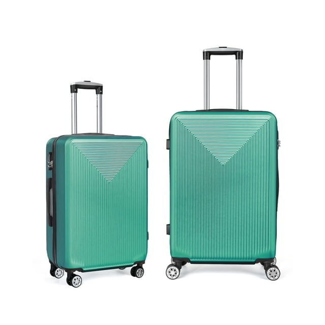 Luggage 2 Piece Sets Hardside Suitcase Set with Double Spinner Wheels