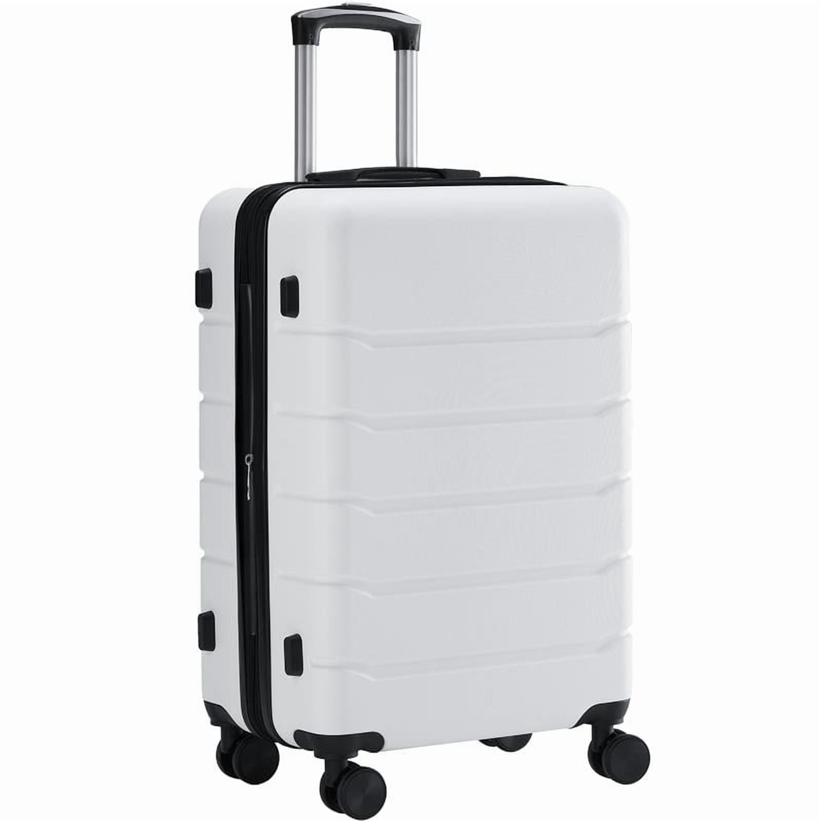 Luggage 20''/24''/28''Luggage, Hard Shell ABS Suitcase with Double Spinner Wheels, Lightweight Expandable Rolling Luggage with TSA Lock
