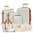 thumbnail image 1 of Luggage 3 Piece Sets Hard Suitcase Set with Wheels, 1 of 11