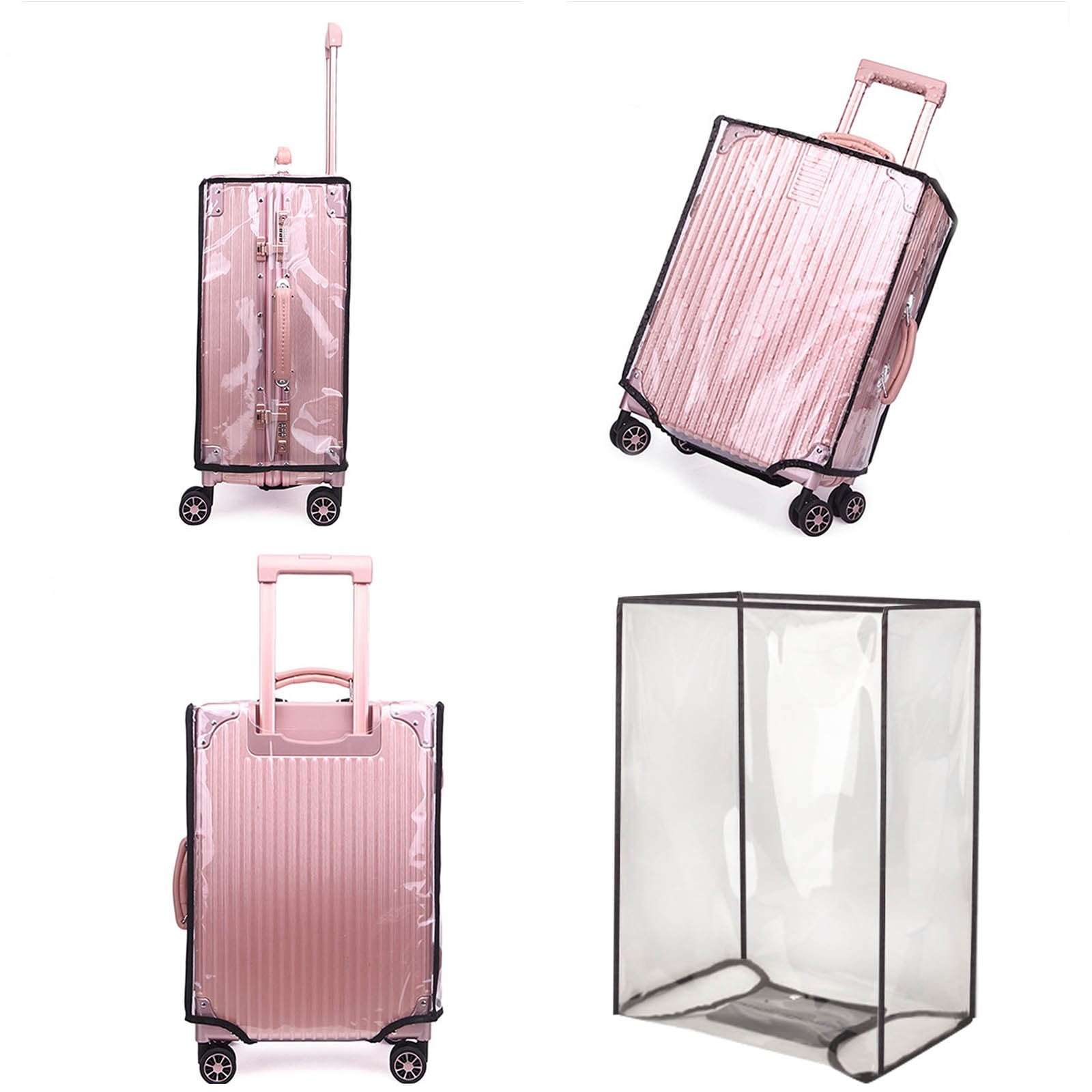 Luggage Case Protective Case Transparent Travel Case Leather Case Cover
