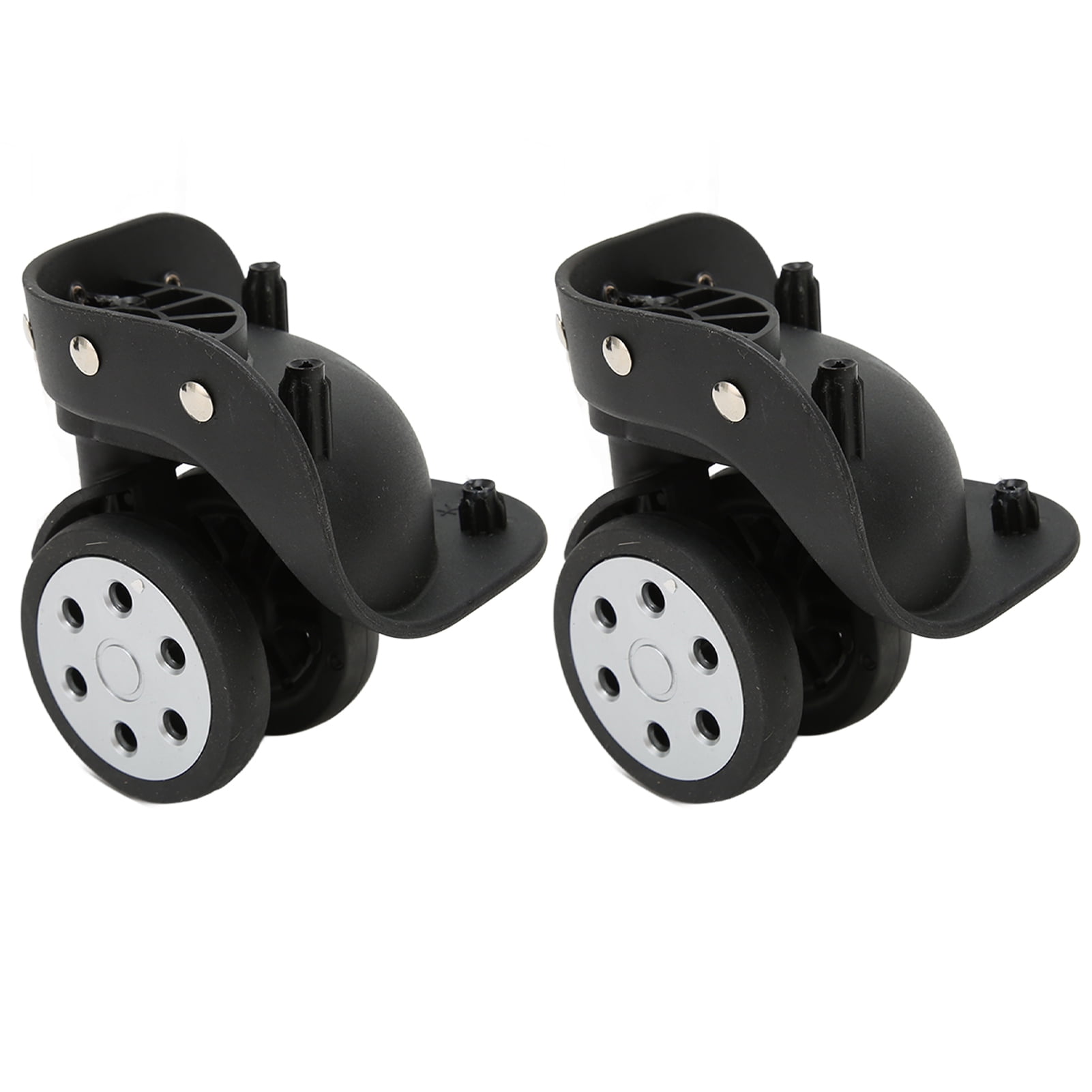 Luggage Caster, Luggage Wheels 2 Pieces Easy Installation Quiet Rolling With Screws For DIY