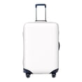 thumbnail image 1 of Luggage Cover, 20 inch Luggage Protector, Dust-proof Suitcases Covers, Wear-resistant Polyester Protective Case Sleeve,Washable Stretch Suit Case Cover, Suitable for Long Travel Accessories,White, 1 of 9