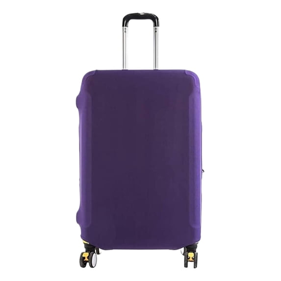 Luggage Cover, 20 inch Luggage Protector, Dust-proof Suitcases Covers, Wear-resistant Polyester Protective Case Sleeve,Washable Stretch Suit Case Cover, Suitable for Long Travel Accessories,Purple