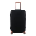 thumbnail image 1 of Luggage Cover, 20 inch Luggage Protector, Dust-proof Suitcases Covers, Wear-resistant Polyester Protective Case Sleeve,Washable Stretch Suit Case Cover, Suitable for Long Travel Accessories,Black, 1 of 9