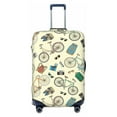 thumbnail image 1 of Luggage Cover Anti Scratch, Bike Pattern Trendy Elastic Suitcase Protector Fits 18-32 Inch Luggage, 1 of 2