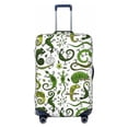 thumbnail image 1 of Luggage Cover Anti Scratch, Bohemian Gecko Lizard Green Elastic Suitcase Protector Fits 18-32 Inch Luggage, 1 of 2