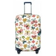 thumbnail image 1 of Luggage Cover Anti Scratch, Butterfly Flowers Elastic Suitcase Protector Fits 18-32 Inch Luggage, 1 of 2