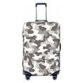 thumbnail image 1 of Luggage Cover Anti Scratch, Camouflage Grey White Elastic Suitcase Protector Fits 18-32 Inch Luggage, 1 of 2