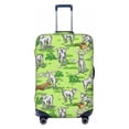 thumbnail image 1 of Luggage Cover Anti Scratch, Cartoon Cute Goat In Meadow Elastic Suitcase Protector Fits 18-32 Inch Luggage, 1 of 2