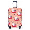thumbnail image 1 of Luggage Cover Anti Scratch, Cartoon Cute Rabbit Strawberry Elastic Suitcase Protector Fits 18-32 Inch Luggage, 1 of 2