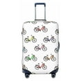thumbnail image 1 of Luggage Cover Anti Scratch, Colorful Bicycle Pattern Elastic Suitcase Protector Fits 18-32 Inch Luggage, 1 of 2