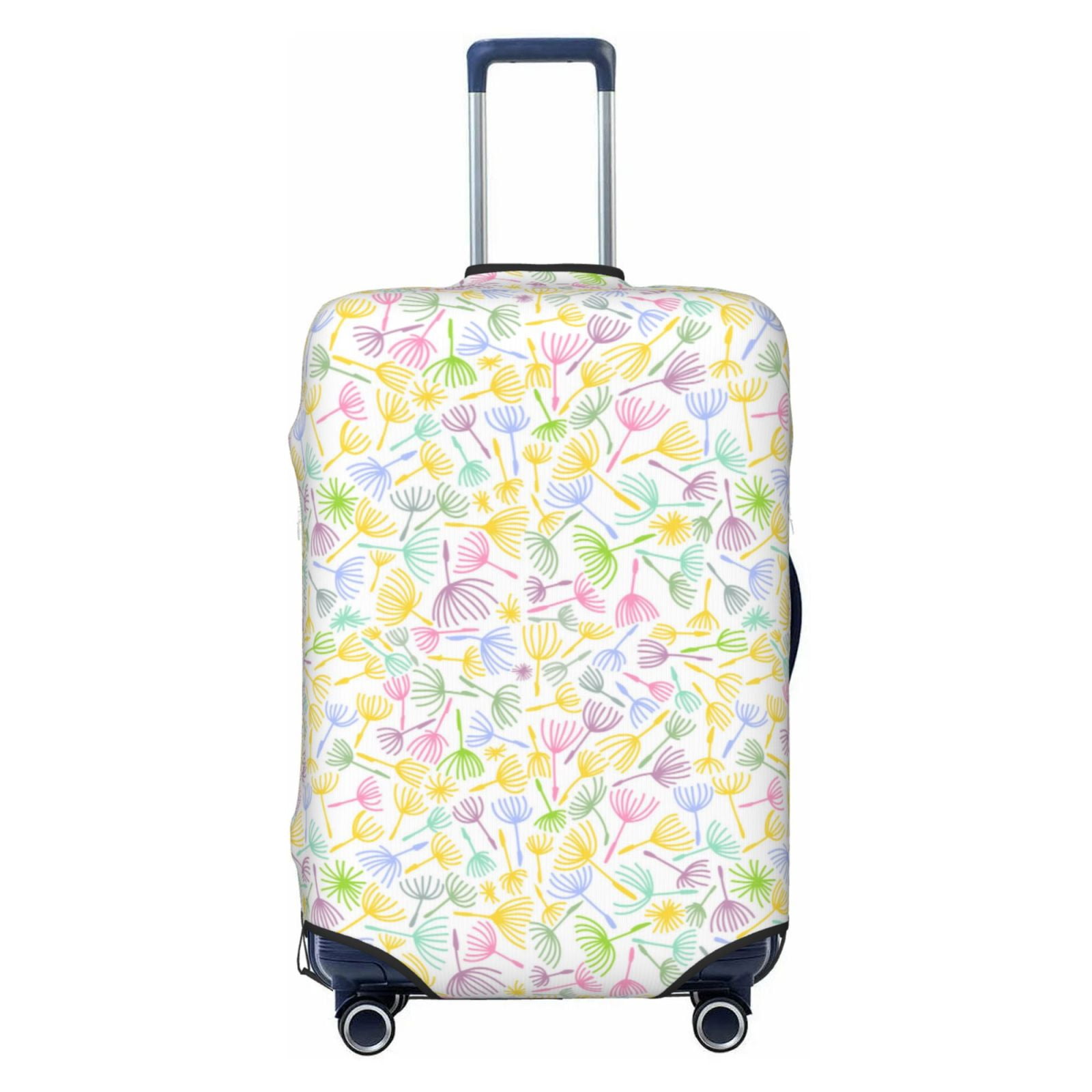 Luggage Cover Anti Scratch, Colorful Dandelion Elastic Suitcase