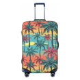 thumbnail image 1 of Luggage Cover Anti Scratch, Colorful Hawaii Palms Elastic Suitcase Protector Fits 18-32 Inch Luggage, 1 of 2