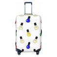 thumbnail image 1 of Luggage Cover Anti Scratch, Colorful Light Bulb Print Elastic Suitcase Protector Fits 18-32 Inch Luggage, 1 of 2