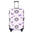 thumbnail image 1 of Luggage Cover Anti Scratch, Cow Print Flowers Butterfly Elastic Suitcase Protector Fits 18-32 Inch Luggage, 1 of 2