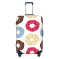thumbnail image 1 of Luggage Cover Anti Scratch, Cute Cartoon Donut Print Elastic Suitcase Protector Fits 18-32 Inch Luggage, 1 of 2