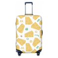 thumbnail image 1 of Luggage Cover Anti Scratch, Cute Cheese Line Elastic Suitcase Protector Fits 18-32 Inch Luggage, 1 of 2
