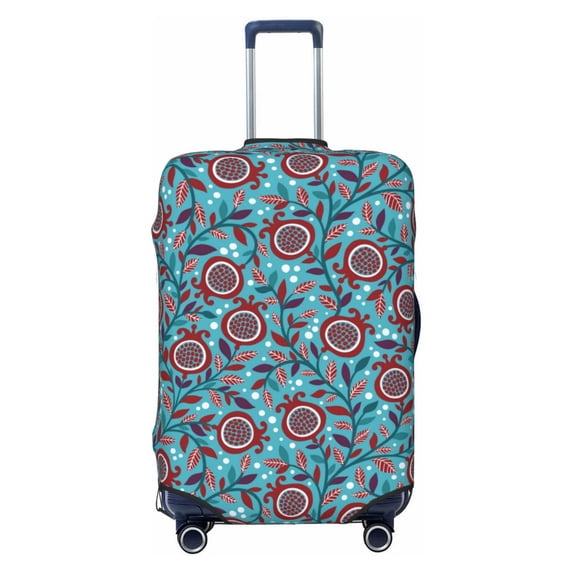 Luggage Cover Anti Scratch, Cute Flowers_M Elastic Suitcase Protector Fits 18-32 Inch Luggage