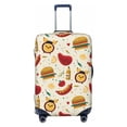 thumbnail image 1 of Luggage Cover Anti Scratch, Cute Food Beef Onions Mushrooms Elastic Suitcase Protector Fits 18-32 Inch Luggage, 1 of 2