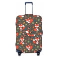 thumbnail image 1 of Luggage Cover Anti Scratch, Cute Fox Flower Elastic Suitcase Protector Fits 18-32 Inch Luggage, 1 of 2