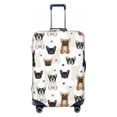 thumbnail image 1 of Luggage Cover Anti Scratch, Cute French Bulldog_D Elastic Suitcase Protector Fits 18-32 Inch Luggage, 1 of 2
