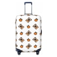 thumbnail image 1 of Luggage Cover Anti Scratch, Cute French Bulldog Orange Elastic Suitcase Protector Fits 18-32 Inch Luggage, 1 of 2