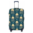 thumbnail image 1 of Luggage Cover Anti Scratch, Cute Yellow Jellyfish Elastic Suitcase Protector Fits 18-32 Inch Luggage, 1 of 2