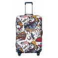 thumbnail image 1 of Luggage Cover Anti Scratch, Exotic Trains Pattern Elastic Suitcase Protector Fits 18-32 Inch Luggage, 1 of 2