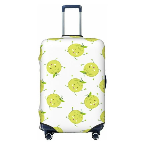 Luggage Cover Anti Scratch, Funny Cantaloupe Elastic Suitcase Protector Fits 18-32 Inch Luggage