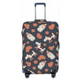 thumbnail image 1 of Luggage Cover Anti Scratch, Funny Dogs Pattern Elastic Suitcase Protector Fits 18-32 Inch Luggage, 1 of 2