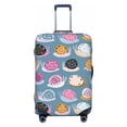 thumbnail image 1 of Luggage Cover Anti Scratch, Funny Doodle Snails Elastic Suitcase Protector Fits 18-32 Inch Luggage, 1 of 2