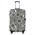 thumbnail image 1 of Luggage Cover Anti Scratch, Gear Bike Pattern Elastic Suitcase Protector Fits 18-32 Inch Luggage, 1 of 2