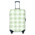 thumbnail image 1 of Luggage Cover Anti Scratch, Green Checkboard Elastic Suitcase Protector Fits 18-32 Inch Luggage, 1 of 2
