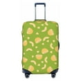 thumbnail image 1 of Luggage Cover Anti Scratch, Green Funny Cantaloupe Elastic Suitcase Protector Fits 18-32 Inch Luggage, 1 of 2