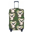 thumbnail image 1 of Luggage Cover Anti Scratch, Green Leafy Big Eyes Koala Elastic Suitcase Protector Fits 18-32 Inch Luggage, 1 of 2