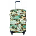 thumbnail image 1 of Luggage Cover Anti Scratch, Hawaiian Style Flowers Elastic Suitcase Protector Fits 18-32 Inch Luggage, 1 of 2