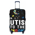 thumbnail image 1 of Luggage Cover Anti Scratch, I Love With Autism To The Moon And Back Elastic Suitcase Protector Suitcase Covers for Luggage Fits 18-32 Inch Luggage, 1 of 6