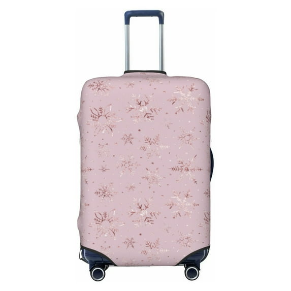 Luggage Cover Anti Scratch, Minimalist Snowflake Elastic Suitcase Protector Suitcase Covers for Luggage Fits 18-32 Inch Luggage