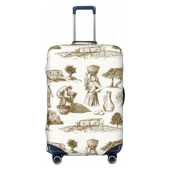 Luggage Cover Anti Scratch, Olive Picking Elastic Suitcase Protector Suitcase Covers for Luggage Fits 18-32 Inch Luggage