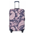 thumbnail image 1 of Luggage Cover Anti Scratch, Pink Purple Paisley Elastic Suitcase Protector Fits 18-32 Inch Luggage, 1 of 2