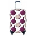 thumbnail image 1 of Luggage Cover Anti Scratch, Purple Onion Pattern Elastic Suitcase Protector Fits 18-32 Inch Luggage, 1 of 2