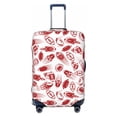 thumbnail image 1 of Luggage Cover Anti Scratch, Red Football Elastic Suitcase Protector Fits 18-32 Inch Luggage, 1 of 2