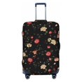 thumbnail image 1 of Luggage Cover Anti Scratch, Red White Flowers Elastic Suitcase Protector Fits 18-32 Inch Luggage, 1 of 2