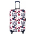 thumbnail image 1 of Luggage Cover Anti Scratch, Red Wine Glass Bottle Elastic Suitcase Protector Fits 18-32 Inch Luggage, 1 of 2