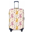 thumbnail image 1 of Luggage Cover Anti Scratch, Sassy Funny Rabbit Flower Elastic Suitcase Protector Fits 18-32 Inch Luggage, 1 of 2