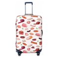 thumbnail image 1 of Luggage Cover Anti Scratch, Sausage Ham Print Elastic Suitcase Protector Fits 18-32 Inch Luggage, 1 of 2